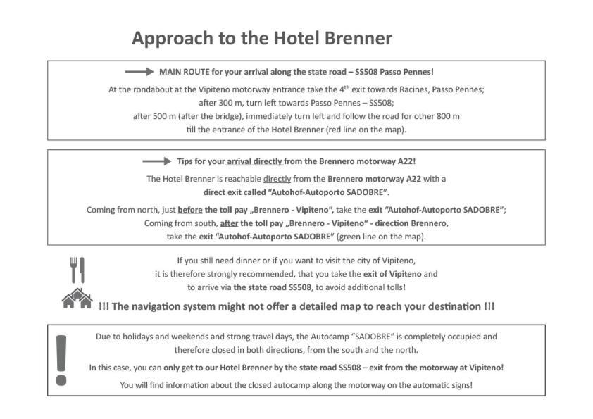 Hotel Brenner - Stop & Go فيبيتينو المظهر الخارجي الصورة